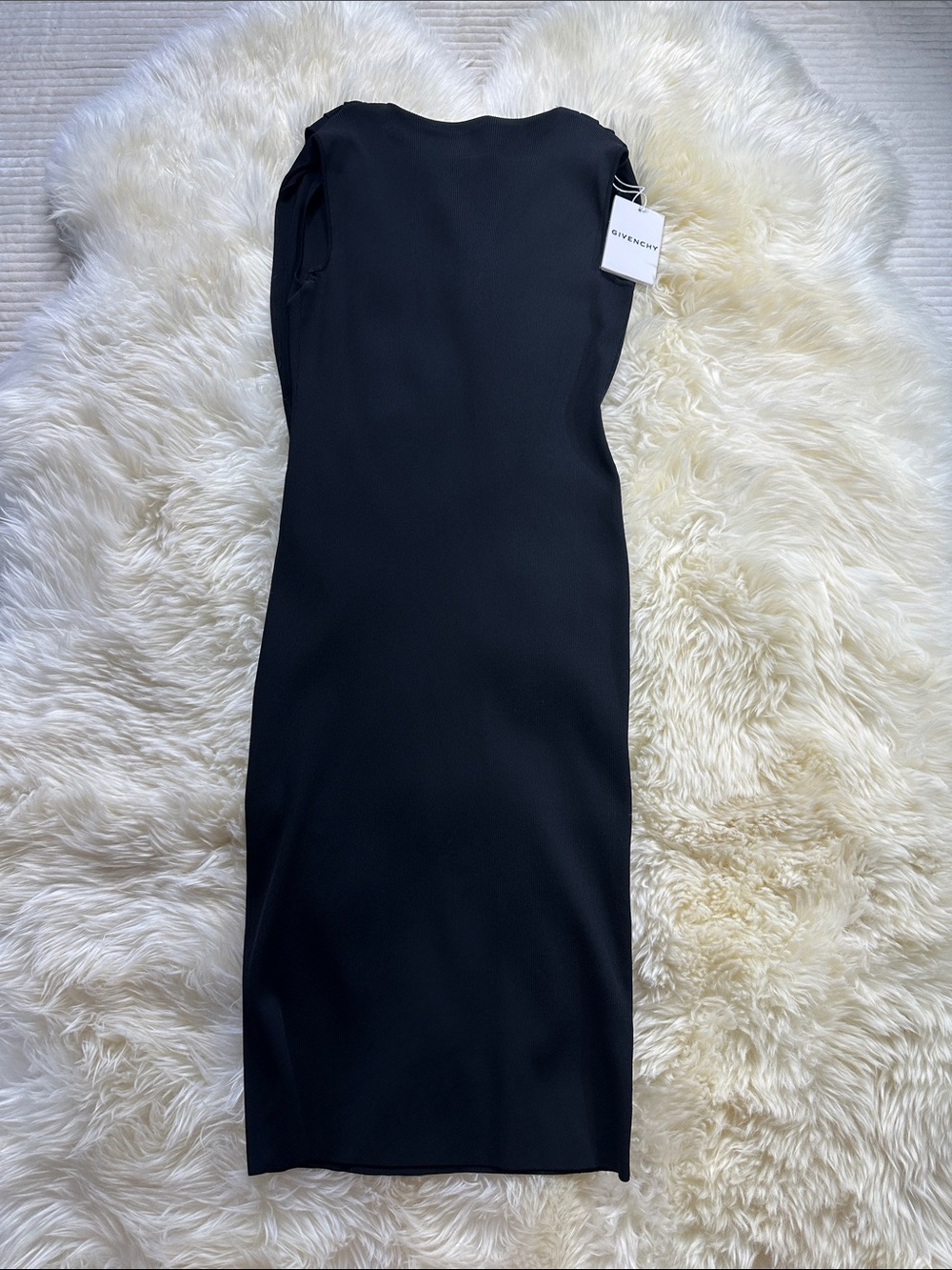 GIVENCHY Open-back draped stretch-knit dress